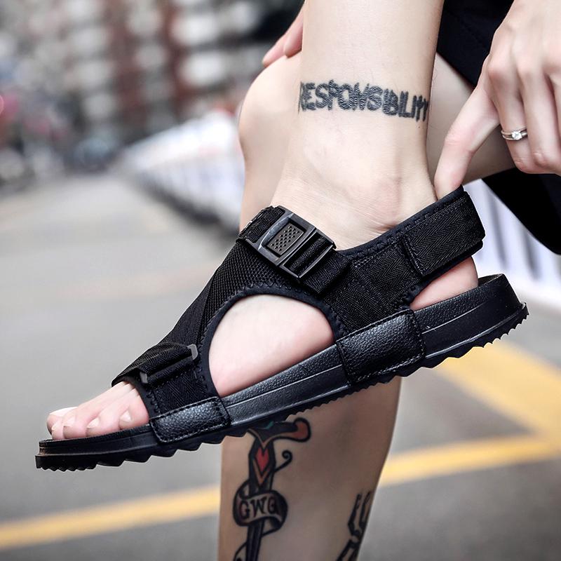 Men Sandals Summer Beach Sandals New Gladiator Men's Sandals Fashion Man Flip Flops Male Flat Shoes Sandalias Big Size 36-46