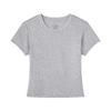 Solid Color Short-sleeved T-shirt for Women's New Inner Round Neck Bottoming Shirt Versatile and Slim