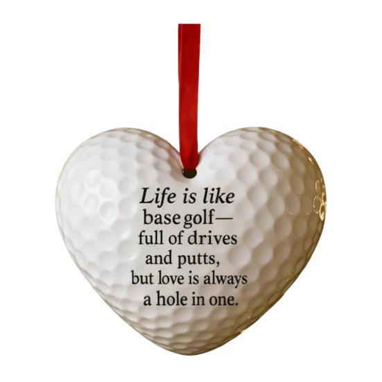 Бейсбольная игрушка в форме сердца, спортивное рождественское украшение для подвешивания на елку, украшение на день рождения, День святого Валентина