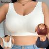 Women's Large Size Seamless Bra XL-4XL Push Up Underwear Without Steel Ring Comfortable Tank Top