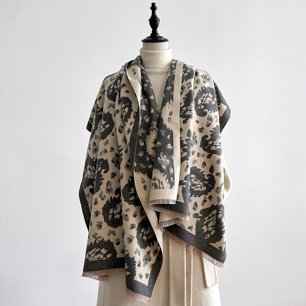 Luxury Cashmere Paisley Scarf Winter Women Pashmina Shawls Warm Blanket Wraps Female Foulard Bandana Brand Thick Scarves Hijab