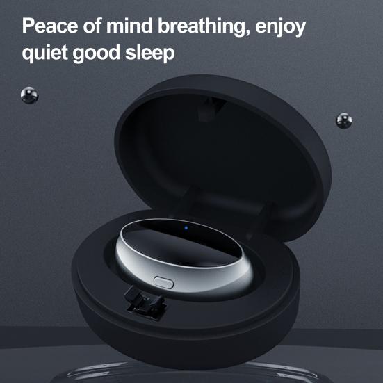 Electric Anti-snoring Device with Patches Silent Type-C Rechargeable Adjustable Smart Throat Pulse