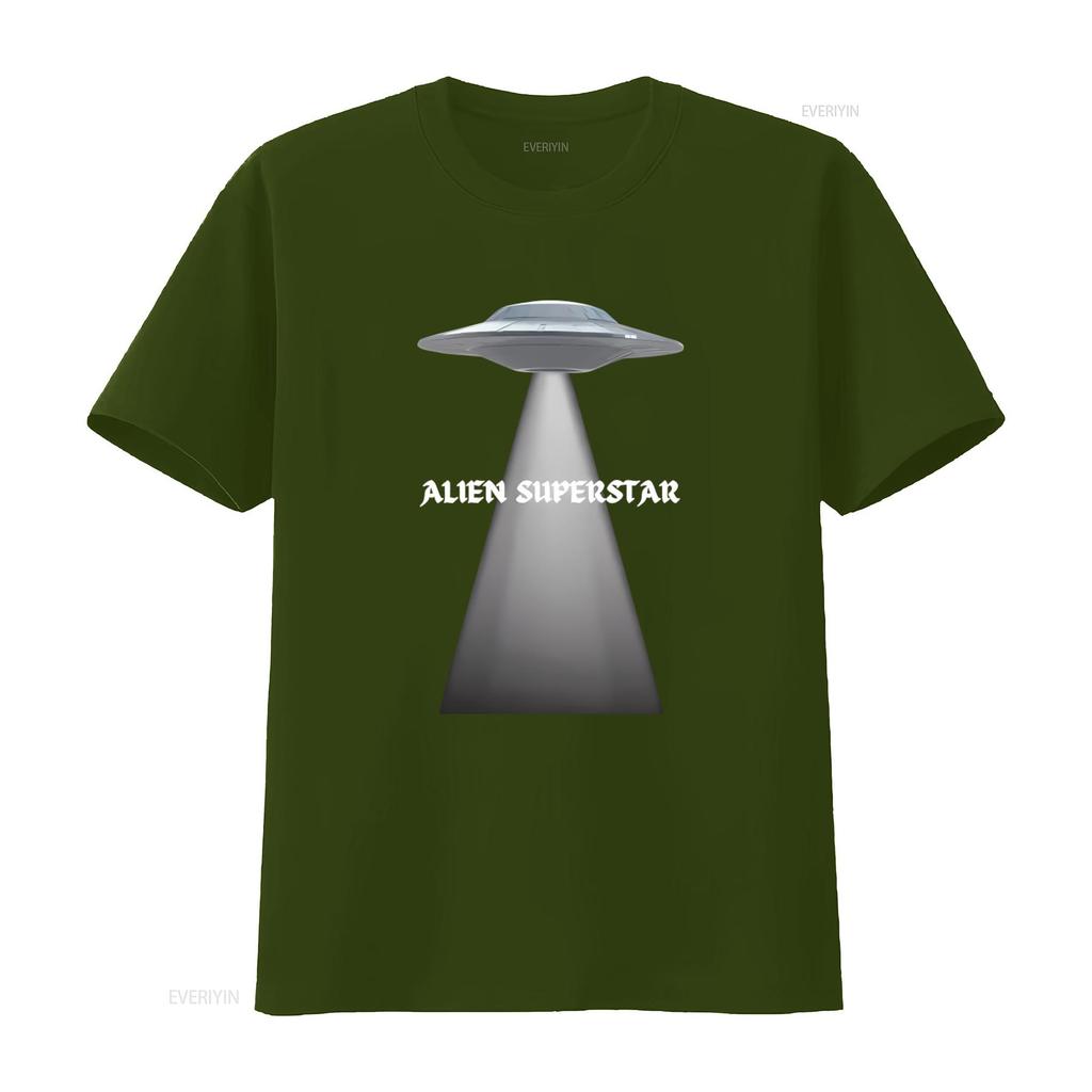 Футболка Alien Superstar 2023 Beyonce Renaissance Tour Мерч НЛО винтажная Стиранная Слегка Универсальная с принтом Стильная мужская