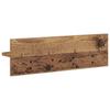 Wall Mounted Nightstand Reclaimed Wood Look 60 x 10.5 x 18 cm