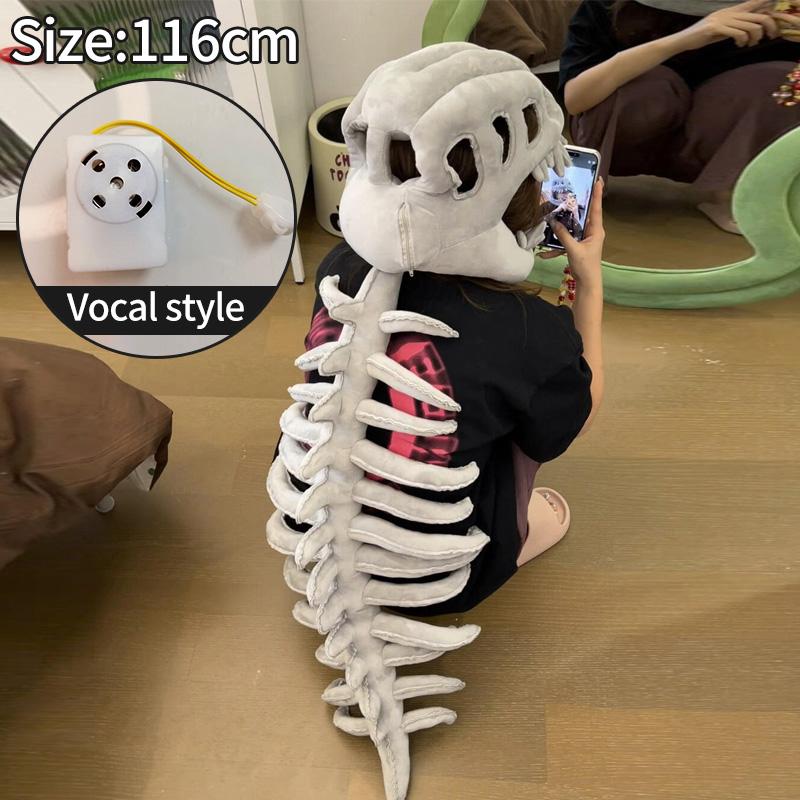 Костюм динозавра косплей головной убор смешной головной убор динозавра маска для лица скелета смешной костюм подарок карнавальные костюмы