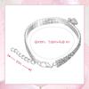 3 Pieces Bling Rhinestones Pet Collars Glitter Pendant Dog Collars Adjustable Crystal Cat Collar Elastic Pet Necklace for Small Pet Cat Dogs Puppy