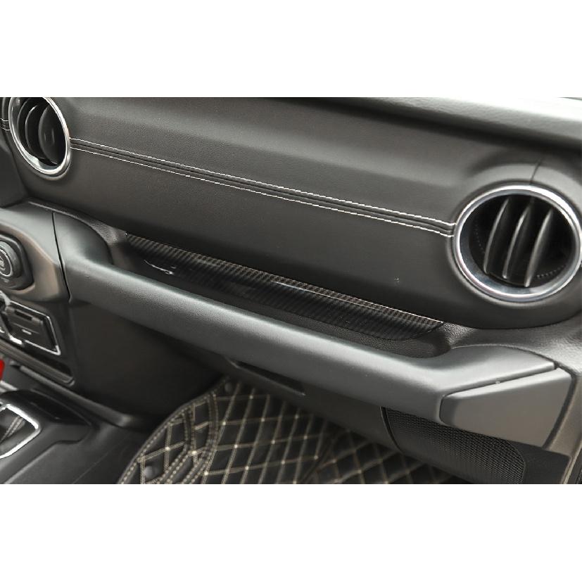 Автомобильный второй пилот, центральная консоль, ручка, декоративная накладка для Jeep Wrangler JL Gladiator JT 2018-2023, интерьер