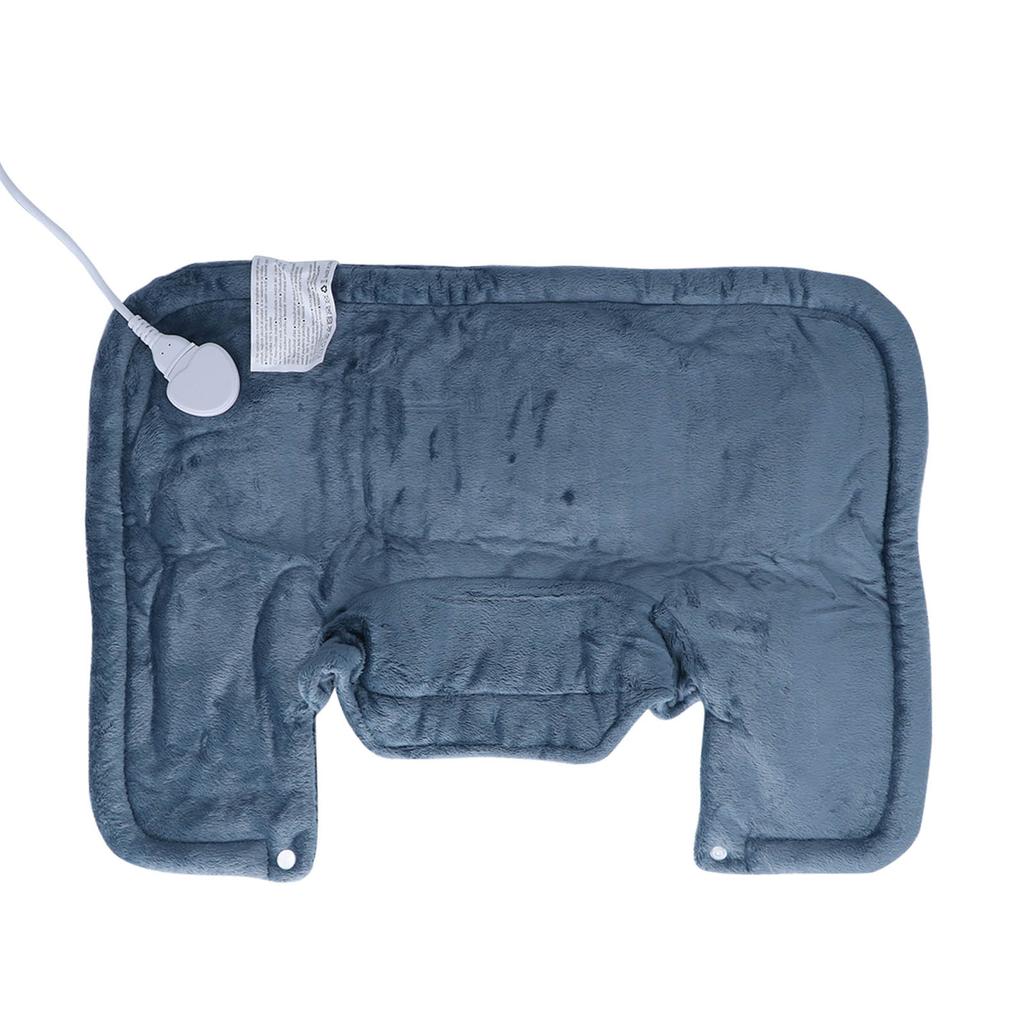 Электрическая грелка 6 уровней температуры Мягкая теплая грелка для шеи и плеч Темно-серая ЕС