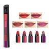 Lip Palette Fit Color Matte 5 Color Lipstick Set Velvet Non-stick Lip Gloss Long-lasting Waterproof Sexy Red Lip Beauty, Red, 2.Red, 1 Piece