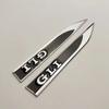 BSI1 For VOLKSWAGEN VW GTI 1Pairs 3D Metal Car GLI Logo Letters Front Side Fender Badge Emblem Sticker For VW Sagitar Jetta GLI MK5 M in2