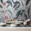 3d Hand Painted Photo Wallpaper Plant Leaves Flowers Mural For Living Room Bedroom Wall Murals Decor