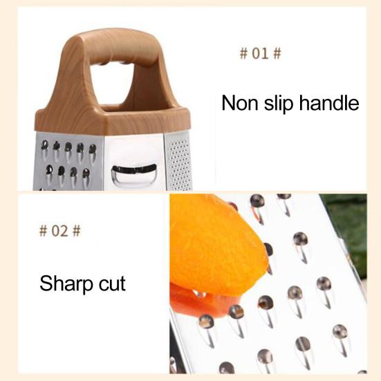 Vegetable Peeler with Handle Uniform Cutting Multifunctional 6-side Tower-shaped Potato Cheese Grater Vegetable Slicer Home Supply