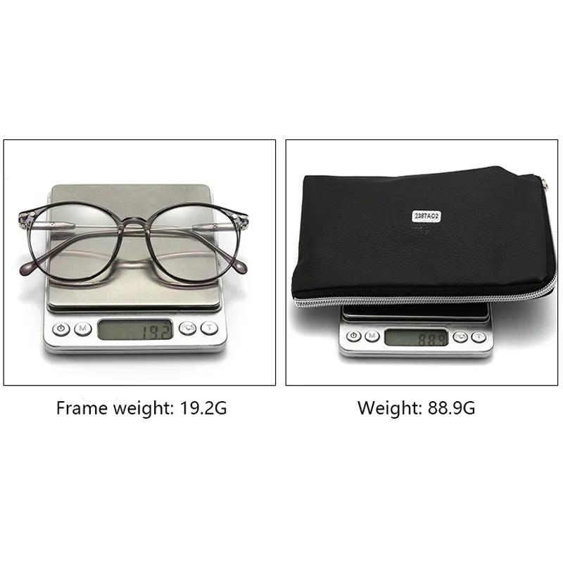 Oval Frame 6 In 1 Frame Women Myopia Sunglasses Fashion Magnetic Clip On Glasses Prescription Eyeglas