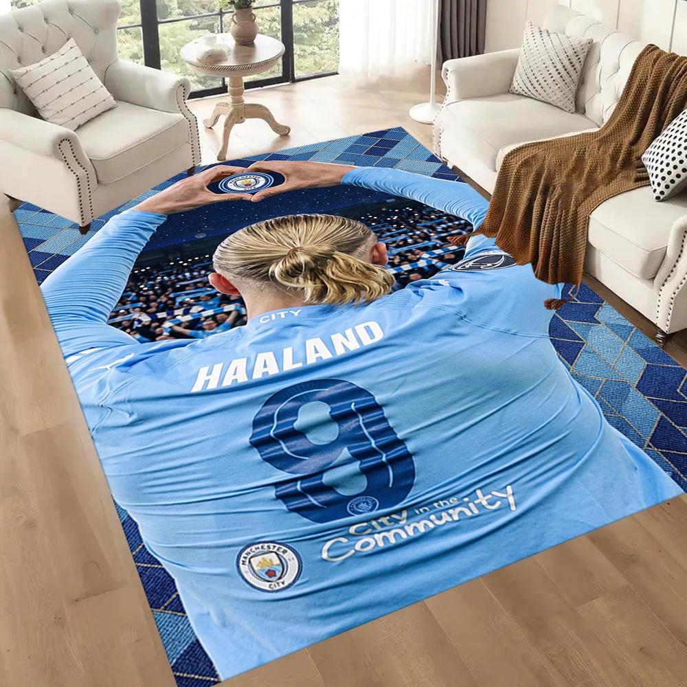 Haaland 180 Floor Mat Perfect for Dining Room Bedrooms Game Room Balcony Anti-slip Rug Decorate Offices Perfect Gift for Valentine's Wedding Birthday