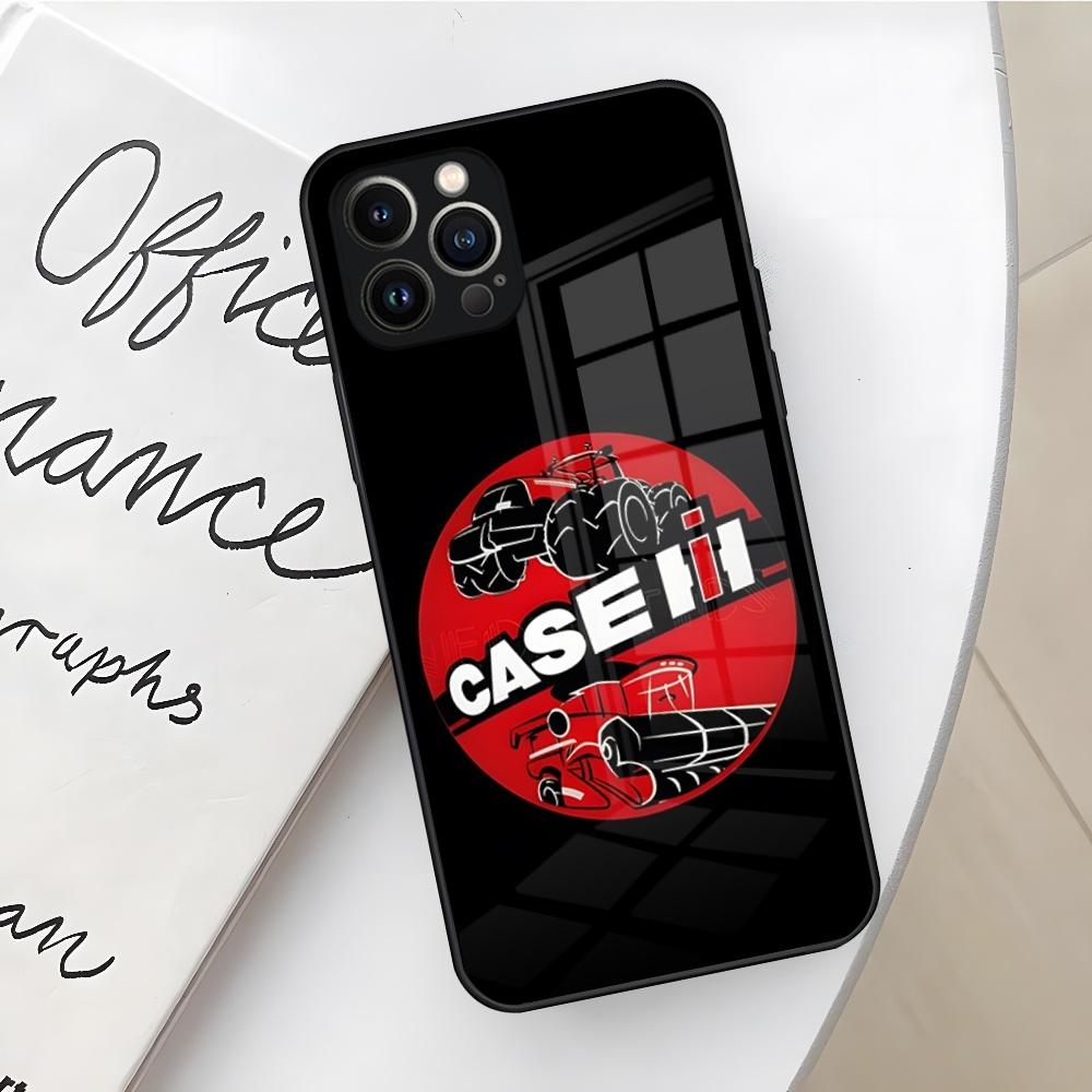 Чехол International Havester IH Трактор Чехол для телефона для Iphone 16 15 14 12 11 13 Pro Max Mini X Xr Xs Se 8 Puls Стеклянный Чехол
