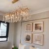 Постмодернистская люстра из стекла в стиле легкой роскоши для гостиной, спальни или ресторана