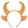 Portable Bull Horn Headband Children's Animal Headpiece Party Theme Headgear Hairpiece Accesories for Various Occasion