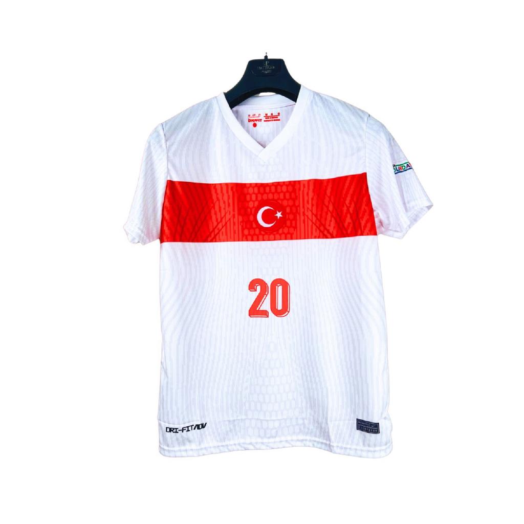 Ферди Кадолу Турция Белая Взрослая Футбольная Джерси
