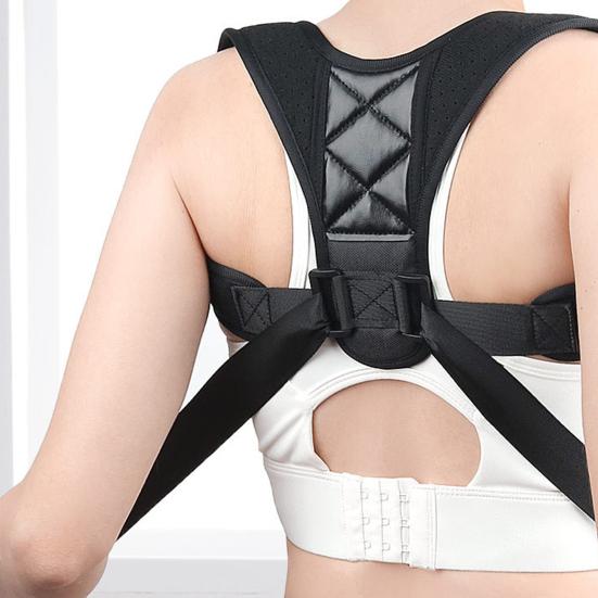 Корректор осанки спины, застежка, регулируемый пояс для коррекции горбатости, удобный пояс для поддержки спины для женщин и мужчин
