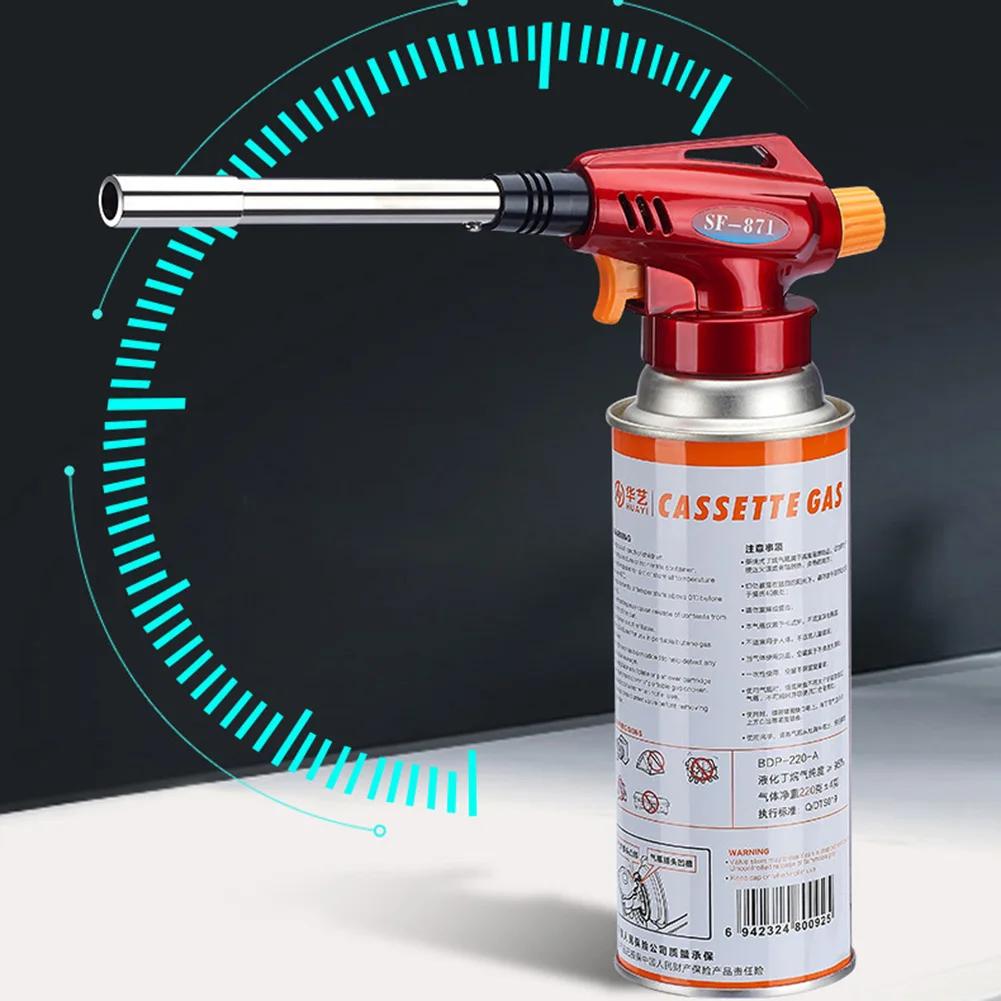 Горелка на бутане Угольная и костровая зажигалка-горелка с регулируемым пламенем для кемпинга на открытом воздухе, барбекю, пикника, походов