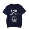 Makaya Крутая футболка с ленивцем Chill Bro Мужская футболка Женская модная футболка Милые топы