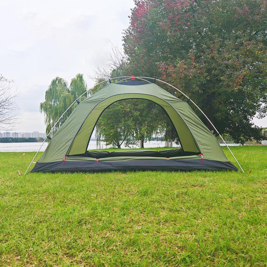 2-местная палатка для кемпинга, водонепроницаемая, легкая, отдельно стоящая, алюминиевая, с шестами