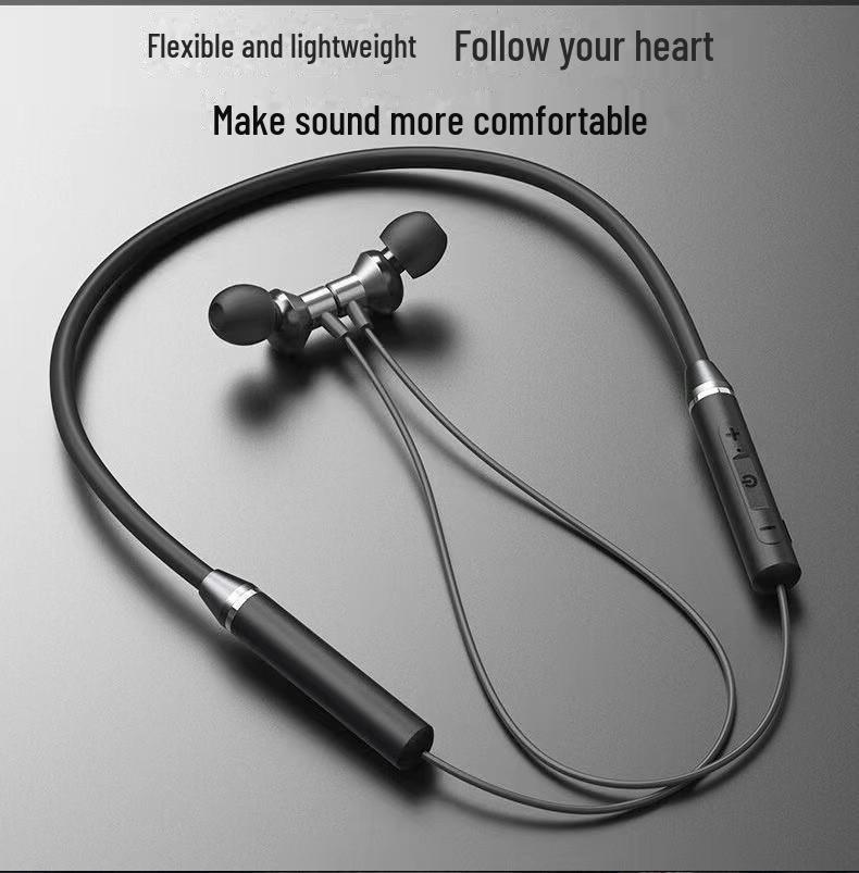 Cross-Border Wireless Bluetooth Neckband Earbuds for Sports