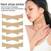 10Pcs Neck Lifting Stickers Invisible Tightening Tapes for Wrinkles Saggy Skin Neckline Remover & Slimmer Anti-Aging Patches