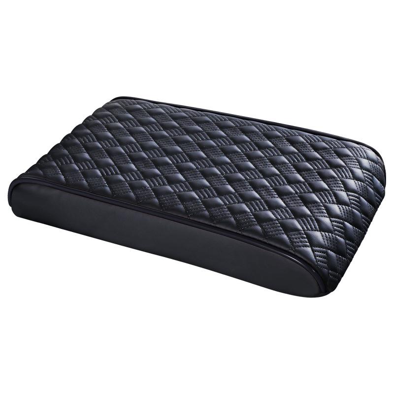 Подушка-подлокотник для автомобиля из бриллиантовой кожи наппа - пена с памятью, нескользящая, износостойкая, универсальная для всех сезонов.