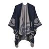 Shawl Women's Autumn and Winter Warmth Imitation Cashmere Cape Scarf Split Fork Fashion Travel Photo Shawl