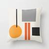 Orange Pillowcase Medieval Geometric Cushion Cover For Home Sofa Chair Decor Pillowcase Car Office Decoration Ornament