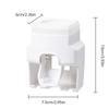 Automatic Toothpaste Dispenser Toothpaste Squeezer Toothbrush Holder Bathroom Accessories Storage Rack for Family Bathroom