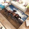 3D животных Pentium Fine Horse Коврик большой, ковер для гостиной, спальни, дивана, коврик для украшения, детский нескользящий напольный коврик
