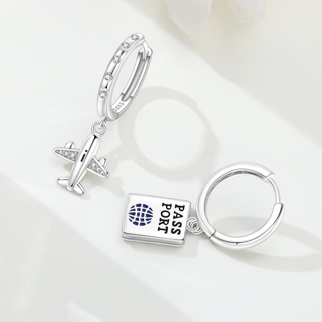 Серьги Orstarry из серебра S925, персонализированные, уникальные, асимметричные серьги для женщин, подарок на день рождения, серебряные ювелирные изделия, подарок