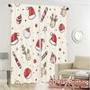 2pcs,Curtains Christmas Cute Festive Gifts (3) Popular Curtains&Drapes 100% Polyester Curtains Festive Ldeal for Living Room,