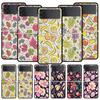 Чехол All Fruit Черника Виноград Банан для Samsung Galaxy Z Flip3 Flip4 Flip5 Чехол-оболочка для Z Flip 3 4 5 6 7 Жесткая складная крышка
