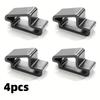 2/4 шт. Стопоры для окон Зажимы для дверей против столкновений Прочный пластиковый фиксатор для направляющих Комплект фиксаторов Изоляторы для балкона Инструменты для внутренней вентиляции