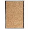 VidaXL Washable Doormat Cream 40x60 Cm