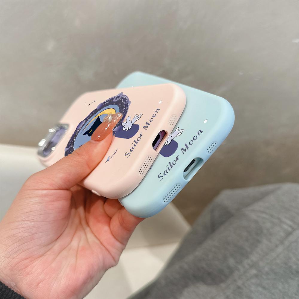 Solid Color Silver Edge Lens Fatty Casing Soft TPU Liquid Silicone Cover Shockproof Phone Case for Xiaomi Redmi Samsung