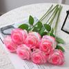 12Pcs Artificial Rose Flowers Realistic Looking Vibrant Color Non-Fading Faux Roses Bouquet