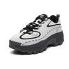 Fila Модные кроссовки Спортивные Повседневные Амортизирующие Прочные Низкие Кроссовки для пап Женские кроссовки Серые Черные F12W144136FNB