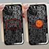 Баскетбольное искусство Funda Задняя крышка чехла для телефона для iPhone 17 Pro Max Air 15 13 Mini 7 8 SE 16 Plus XS XR 14 11 12