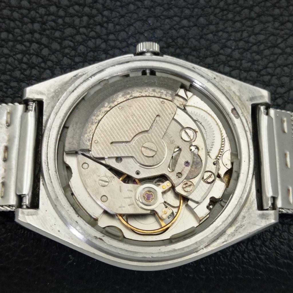 JAPAN 6309A VINTAGE SEIKO 5 AUTOMATIC MENS YELLOW COLOR DIAL WATCH A702721-1 R210-a702721