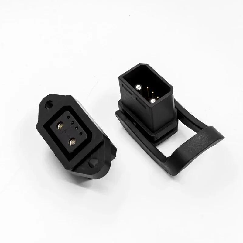 40A 2+4 Battery Connector High Current Electric Vehicles 6Pin Discharge Plug Male Female Electric Scooter Batteries Power Socket