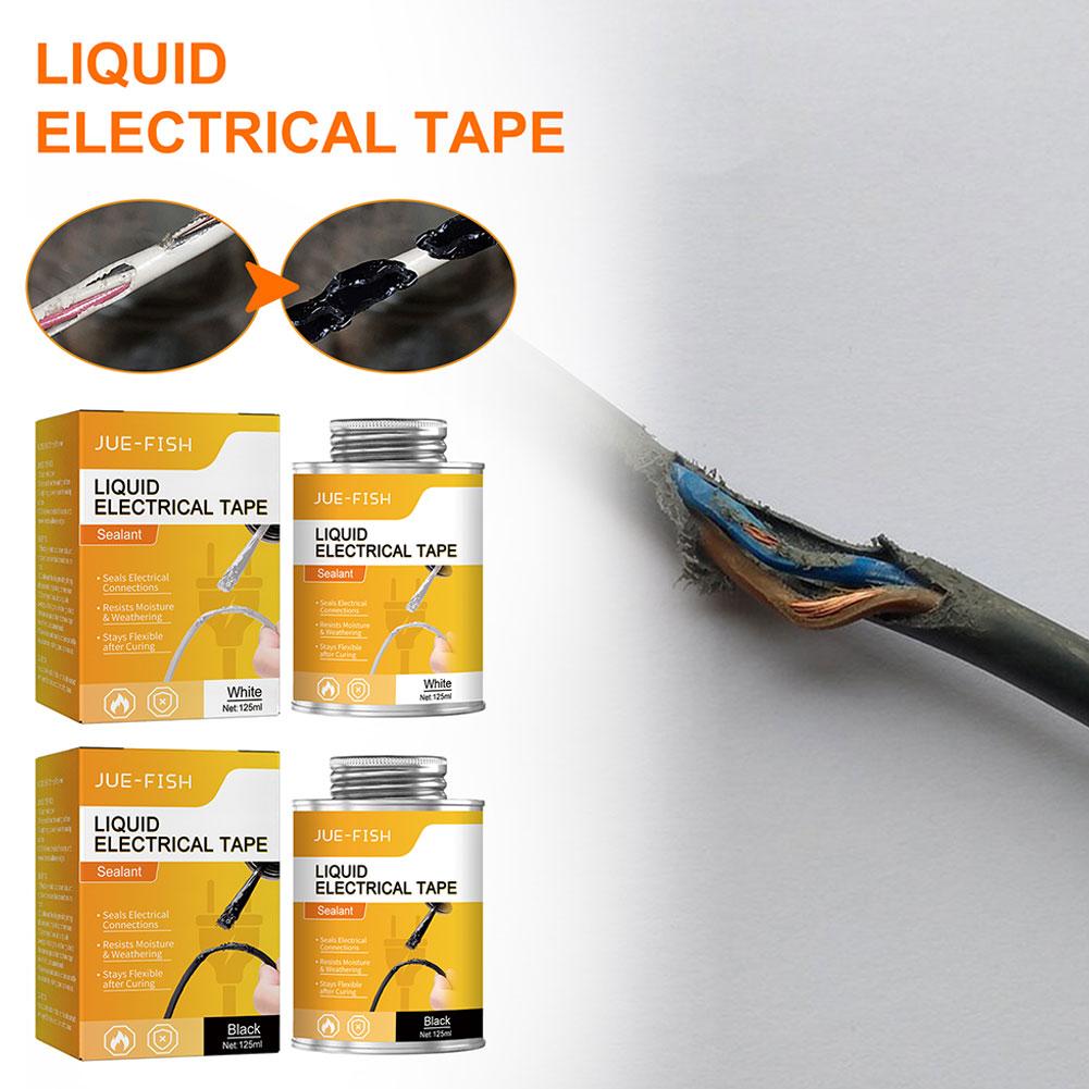 125ml Liquid Insulating Glue Electrical Tape Insulating Cable Rubber Coating Protective Wire Gl E3S4
