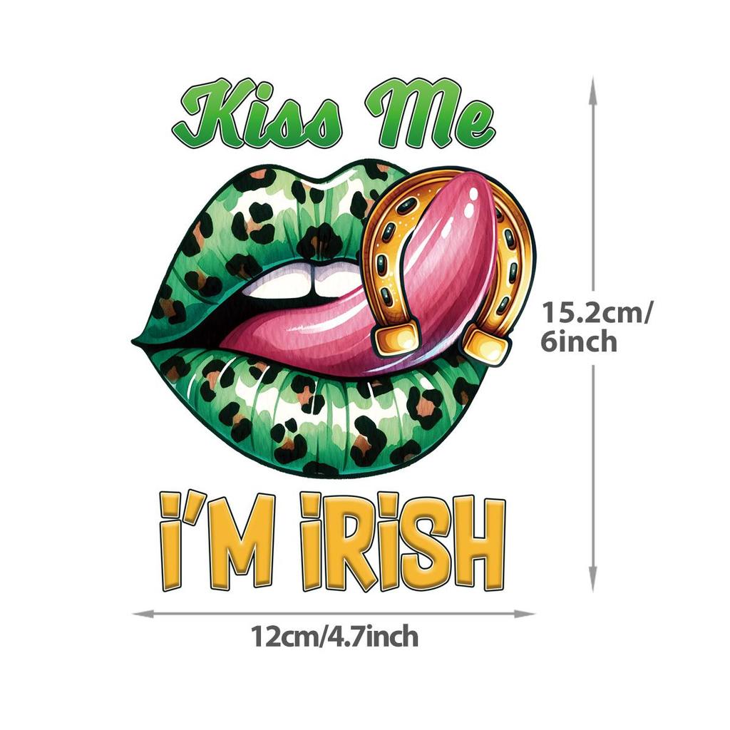 Удачный день, утюг на патче St.. Наклейки Patrick Green Parches Ropa Diy Наклейка для одежды Термопресс Аппликация Футболка Утюг На Заплатках