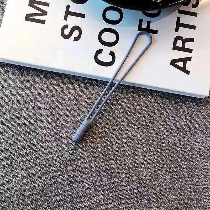 Wrist Hanging Silicone Long Phone Rope Strap Cellphone Chain Lanyard For Iphone For Android Key Rings Bag Decoration