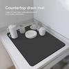 Kitchen Countertop Drying Mat Super Absorbent Anti-slip Foldable Large Rectangle Dish Bowl Plate Dinnerware Placemat Coffer Maker Pad Cup Coaster