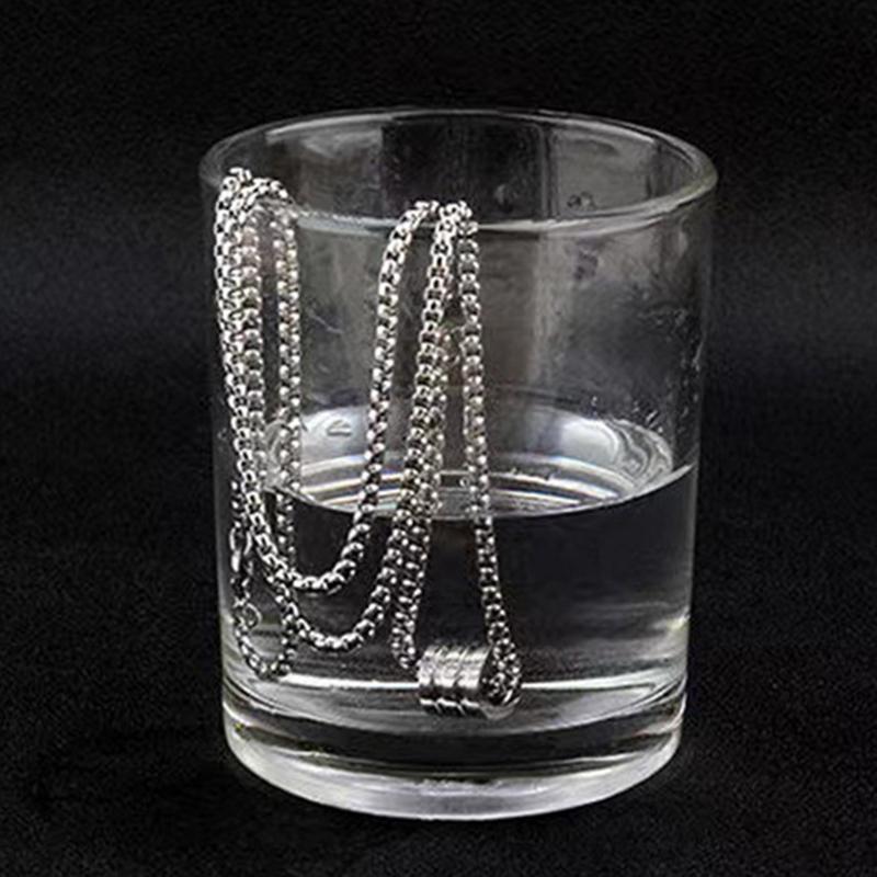 Новое мужское ожерелье, круглое ожерелье из титановой стали, женское ожерелье Джокер, длинная цепочка для свитера