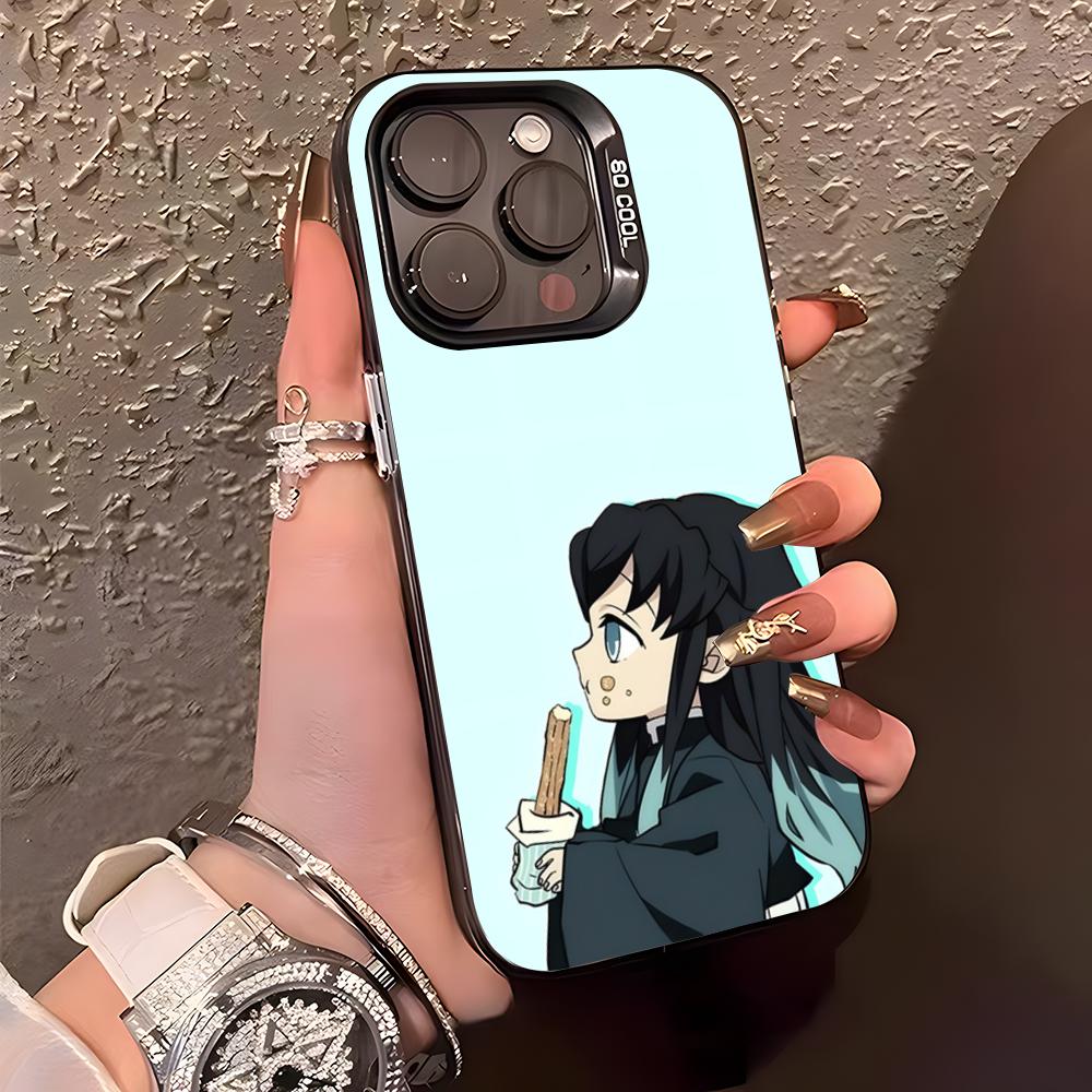 M-Muichiro T-Tokito Phone Case For IPhone17 Air 16 15 14 Plus 13 12 11 Pro XS Max Silver Black Bumper Case